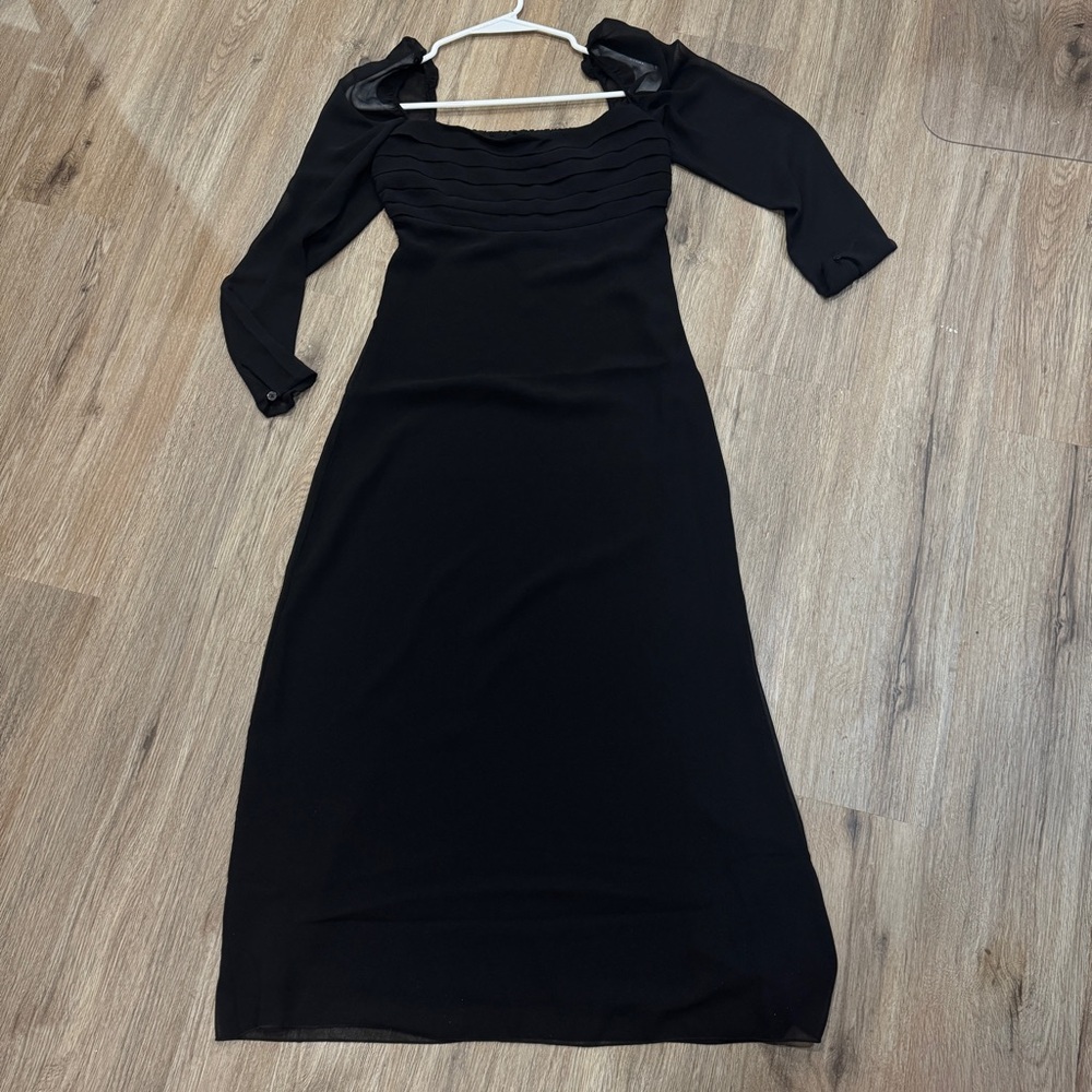 Wilfred Black Long Sleeve Dress